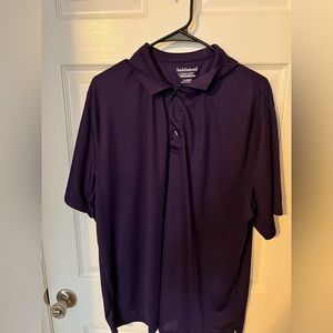 Saddlebred Comfort performance Polo. Purple sized XL